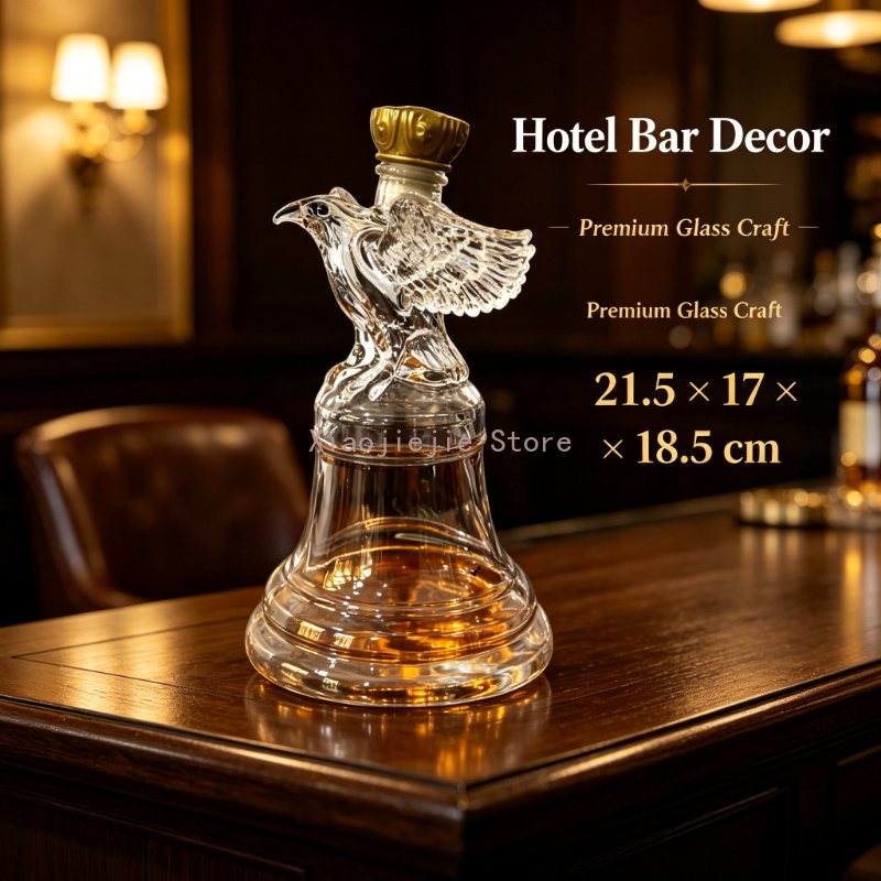 Vintage Collectible Liquor Bottles - زجاجة مشروبات كحولية زجاجية عتيقة بتصميم