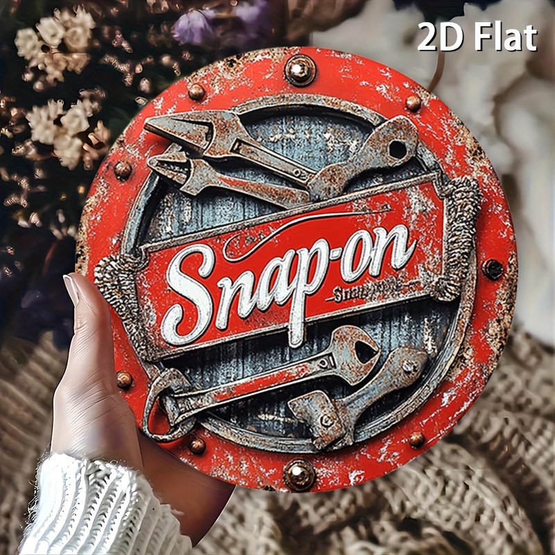 2D شقة 1 قطعة علامة معدنية خمر - مراجعة Vintage Collectible Plates وسعره