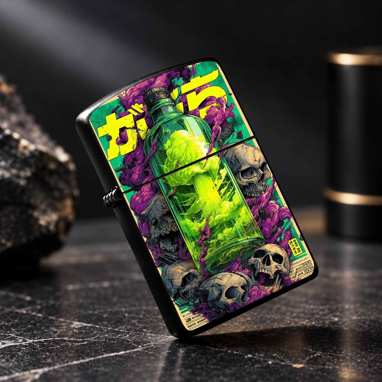 ولاعة سايبر ريترو بتصميم سحابة - مراجعة Vintage Collectible Bottles وسعره