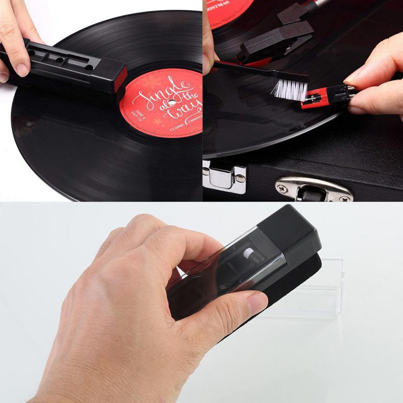 [مجموعة من 3 فرش لتنظيف الأسطو - مراجعة Vinyl Record Cleaner وسعره