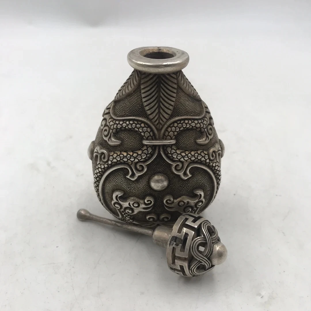 زجاجة نشوق صينية من البرونز ال - مراجعة Vintage Collectible Bottles وسعره