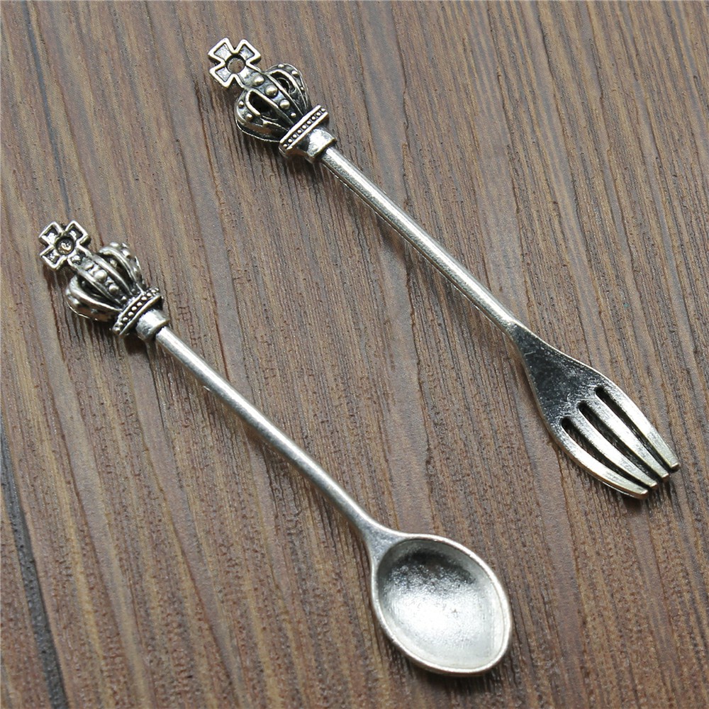 10 قطعة العتيقة الفضة اللون ول - مراجعة Vintage Collectible Spoons وسعره