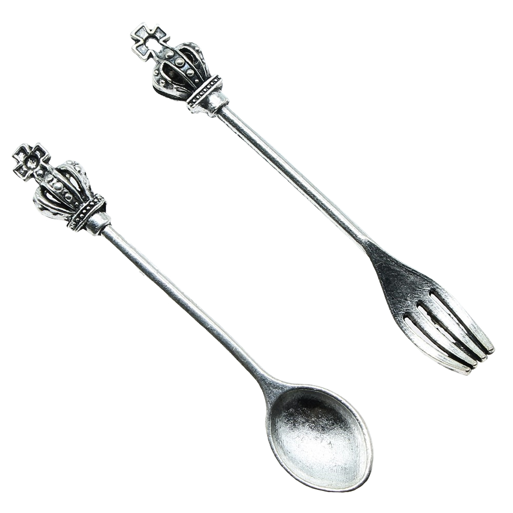 10 قطعة العتيقة الفضة اللون ول - مراجعة Vintage Collectible Spoons وسعره