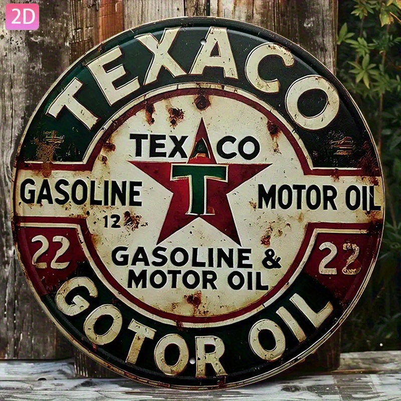 لافتة معدنية عتيقة لشركة تيكسا - مراجعة Vintage Collectible Plates وسعره